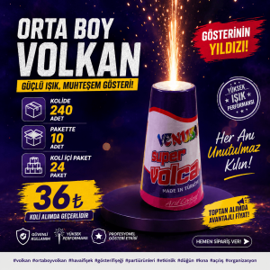 Düğün Orta Boy Volkan Venüs Konik 667
